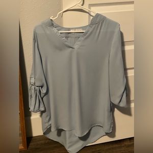 Light blue blouse